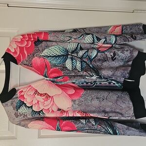 New Nantdodong Y2K Lightweight Bomber Jacket in Pink and Black Large